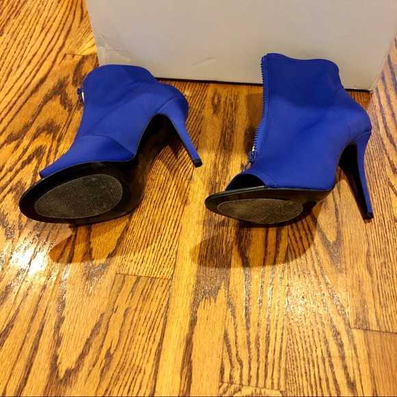 ALDO Royal blue high heel boots - Picture 3 of 5